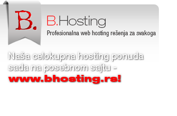 Hosting rešenja na www.bhosting.rs!